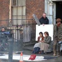 Alessandra Mastronardi and Denise Gough on the set of 'Titanic: Blood and Steel'  | Picture 97121